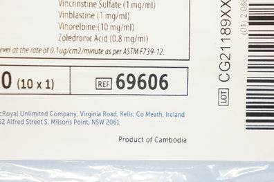Halyard 69606 Procedure Gown, Blue, Knit Cuffs, Size Large - Pack of 10